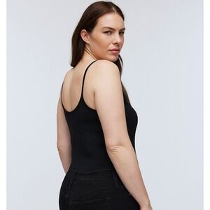 Madewell Tank Thong Bodysuit Black Medium